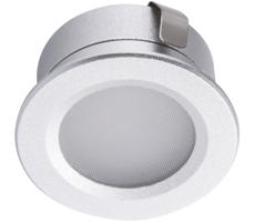 23520 - LED Vonkajšie podh. svietidlo IMBER LED/1W/12V 4000K IP65 strieborná