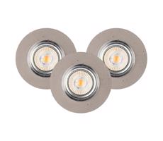 2511336 - SADA 3x LED Podhľadové svietidlo VITAR 1xGU10/5W/230V