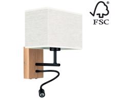 57290974 - Flexibilné svietidlo BOHO 1xE27/25W + LED/1W/230V dub