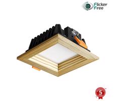 APLED APLED - LED Podhľadové SQUARE WOODLINE LED/3W/230V 3000K 9x9 cm borovica masív