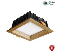 APLED APLED - LED Podhľadové SQUARE WOODLINE LED/6W/230V 4000K 12x12 cm dub masív