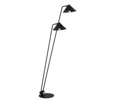 Argon Argon 7075 - Stojacia lampa GABIAN 2xE27/15W/230V čierna