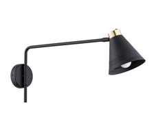 Argon Argon 8009 - Nástenná lampa AVALONE 1xE27/15W/230V 57 cm čierna/zlatá