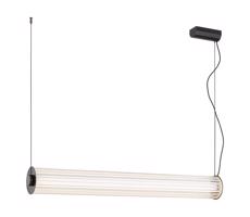 Argon Argon 8625 - LED Luster na lanku HAMPTON LED/90W/230V 3000K 120 cm čierna