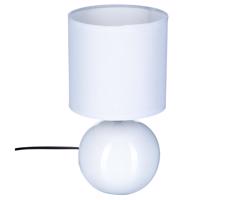 Atmosphera Atmosphera - Stolná lampa TIMÉO 1xE14/60W/230V lesklá biela