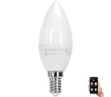 B.V. LED RGBW Žiarovka C37 E14/4,9W/230V 2700-6500K -