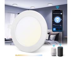 B.V.  - LED Stmievateľné podhľadové svietidlo LED/9W/230V pr. 14,5 cm Wi-Fi