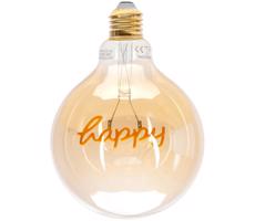 B.V. LED Žiarovka FILAMENT E27/4W/230V 1800K happy -