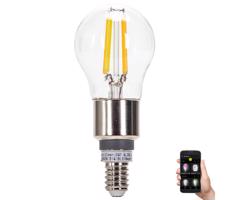 B.V. LED Žiarovka FILAMENT G45 E14/4,5W/230V 2700-6500K -