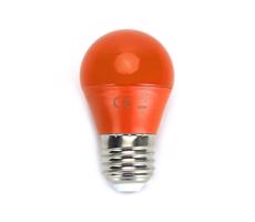 B.V. LED Žiarovka G45 E27/4W/230V oranžová -