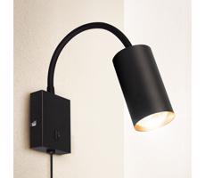 Brilagi Brilagi - Flexibilná nástenná lampa SELE 1xGU10/30W/230V čierna/zlatá