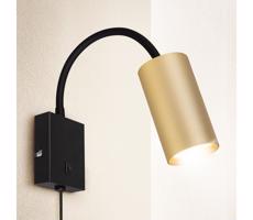 Brilagi Brilagi - Flexibilná nástenná lampa SELE 1xGU10/30W/230V čierna/zlatá