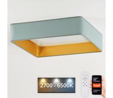 Brilagi Brilagi-LED Stmievateľné svietidlo VELVET SQUARE LED/36W/230V Wi-Fi Tuya+DO mintová