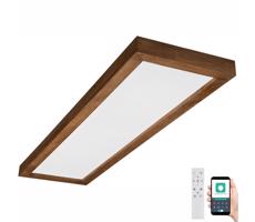 Brilagi Brilagi-LED Stmievateľné svietidlo WOODY FRAME LED/50W/230V dub 120x30 cm IP44 +DO