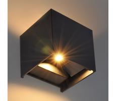 Brilagi Brilagi - LED Vonkajšie nástenné svietidlo CUBE LED/6W/230V IP54