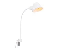 Briloner 2079-016 - Nástenná flexibilná lampa 1xE27/10W/230V biela