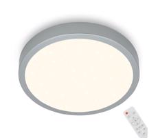 Briloner 3704-014-LED Stmievateľné stropné svietidlo RUNA LED/22W/230V strieborná+DO