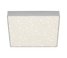 Briloner 7078-414 - LED Stropné svietidlo STAR SKY LED/21W/230V 28x28 cm strieborná