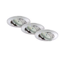 Briloner 7209-038 - SADA 3x LED Kúpeľňové podhľadové svietidlo LED/5W/230V IP23