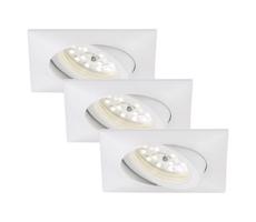 Briloner 7210-036 - SADA 3x LED Podhľadové svietidlo ATTACH LED/5W/230V IP23 biela