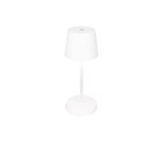 Briloner 7423016 - LED Stmievateľná nabíjacia stolná lampa LED/2,6W/5V IP44 biela