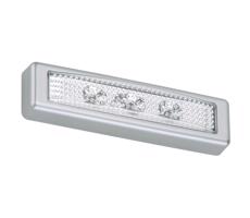 Briloner Briloner 2689-034-LED Dotykové orientačné svietidlo LERO LED/0,18W/3xAAA strieborná