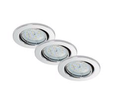 Briloner Briloner 7220-038- SADA 3x LED Kúpeľňové podhľadové svietidlo FIT 1xGU10/5W/230V