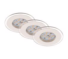 Briloner Briloner 7257-036 - SADA 3x LED Kúpeľňové svietidlo ATTACH LED/4,5W/230V IP44