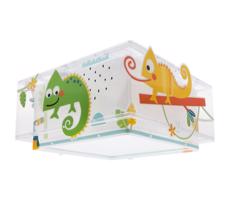 Dalber Dalber 63316 - Detské stropné svietidlo HAPPY JUNGLE 2xE27/15W/230V