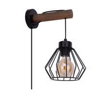 DO8931156 - Nástenná lampa MUG 1xE27/15W/230V borovica