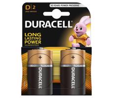 Duracell Duracell - 2 ks Alkalická batéria Basic LR20/D 1,5V 12500 mAh