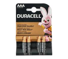 Duracell Duracell - 4 ks Alkalická batéria Basic LR03/AAA 1,5V 2400 mAh