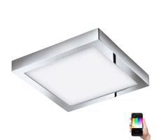 Eglo 33668-LED RGBW Stmievateľné kúpeľňové svietidlo FUEVA-C 21W/230V 30x30cm