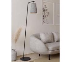 Eglo 43987 - Stojacia lampa ALSAGER 1xE27/40W/230V šedá