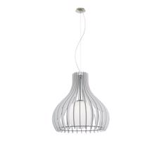 Eglo 61716 - Luster na lanku TINDORI 1xE27/60W/230V pr. 60 cm biela