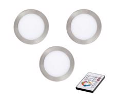 Eglo 78661 - SADA 3x LED Stmievateľné podhľadové svietidlo TINUS LED/6W/230V + DO