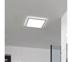 Eglo 901451-LED Kúpeľňové stropné svietidlo ROVITO 17,6W/230V 39x39 cm IP44 biela