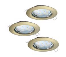 Eglo 94238 - SADA 3x LED Podhľadové svietidlo PENETO 3xGU10-LED/3W/230V