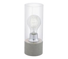 Eglo 94549 - Stolná lampa TORVISCO 1xE27/60W/230V šedá