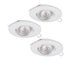 Eglo 95895 - SADA 3x LED podhľadové svietidlo PENETO 1 3xGU10-LED/3W/230V