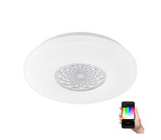 Eglo 9682 - LED RGB Stmievateľné nástenné stropné svietidlo CAPASSO-C LED/17W/230V