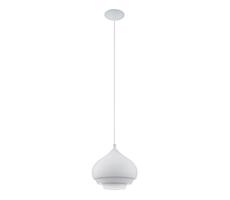 Eglo 96883 - Luster na lanku CAMBORNE 1xE27/60W/230V biela