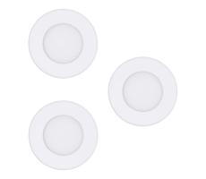 Eglo 97111 - SADA 3x LED Podhľadové svietidlo FUEVA-RW 1xLED/2,8W/230V