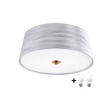 Eglo Eglo 32111- LED Stropné svietidlo FONSEA 1 2xE27/9W/230V strieborná/medená