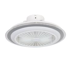 Eglo Eglo 35141-LED Stmievateľný stropný látor ALBUFEIRA 25,5W/230V biela/šedá +DO