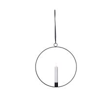 Eglo Eglo 411485 - LED Vianočná dekorácia FLAMME RING 1xLED/0,06W/1xAA čierna