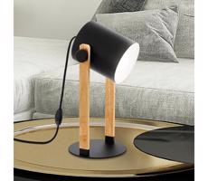 Eglo Eglo 43519 - Stolná lampa HORNWOOD 1xE27/28W/230V - FSC certifikované