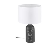 Eglo Eglo 43823 - Stolná lampa VINOZA 1xE27/40W/230V biela/čierna