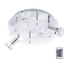 Eglo Eglo 75381 - LED RGBW Stmievateľné bodové svietidlo CABO-C 4xGU10/4W/230V + DO