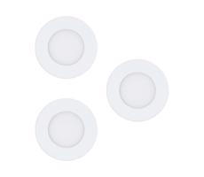 Eglo Eglo 78195 - SADA 3x LED Podhľadové svietidlo FUEVA LED/2,7W/230V